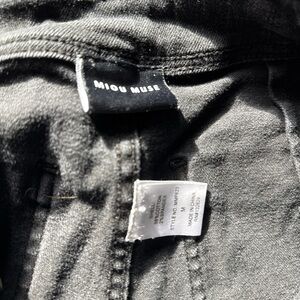 Women’s black jeans, tummy tuck material and stretchy waist band